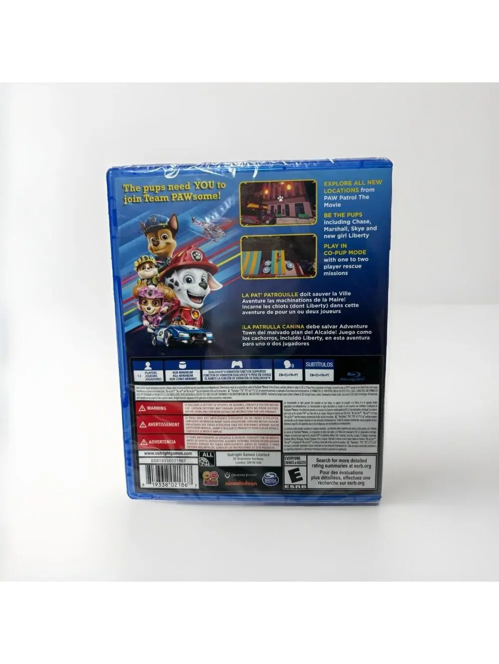 Paw Patrol: Adventure City Calls for PS4, Sony PlayStation 4 Game, New & Factory